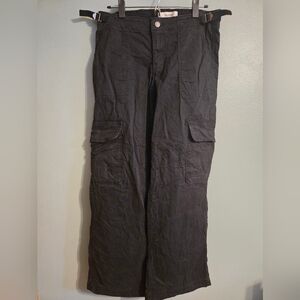 Hollister Black Low Rise Cargo Pants